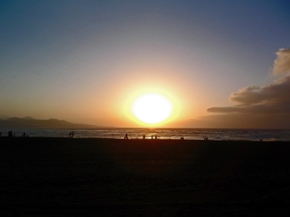 atardecer en las canteras